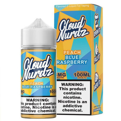Cloud Nerdz Peach Blue Raspberry 100ml Synthetic