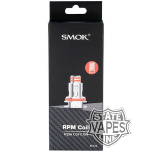 SMOK RPM Replacement 5pk CoilsTriple .6 OhmStateline Vapes