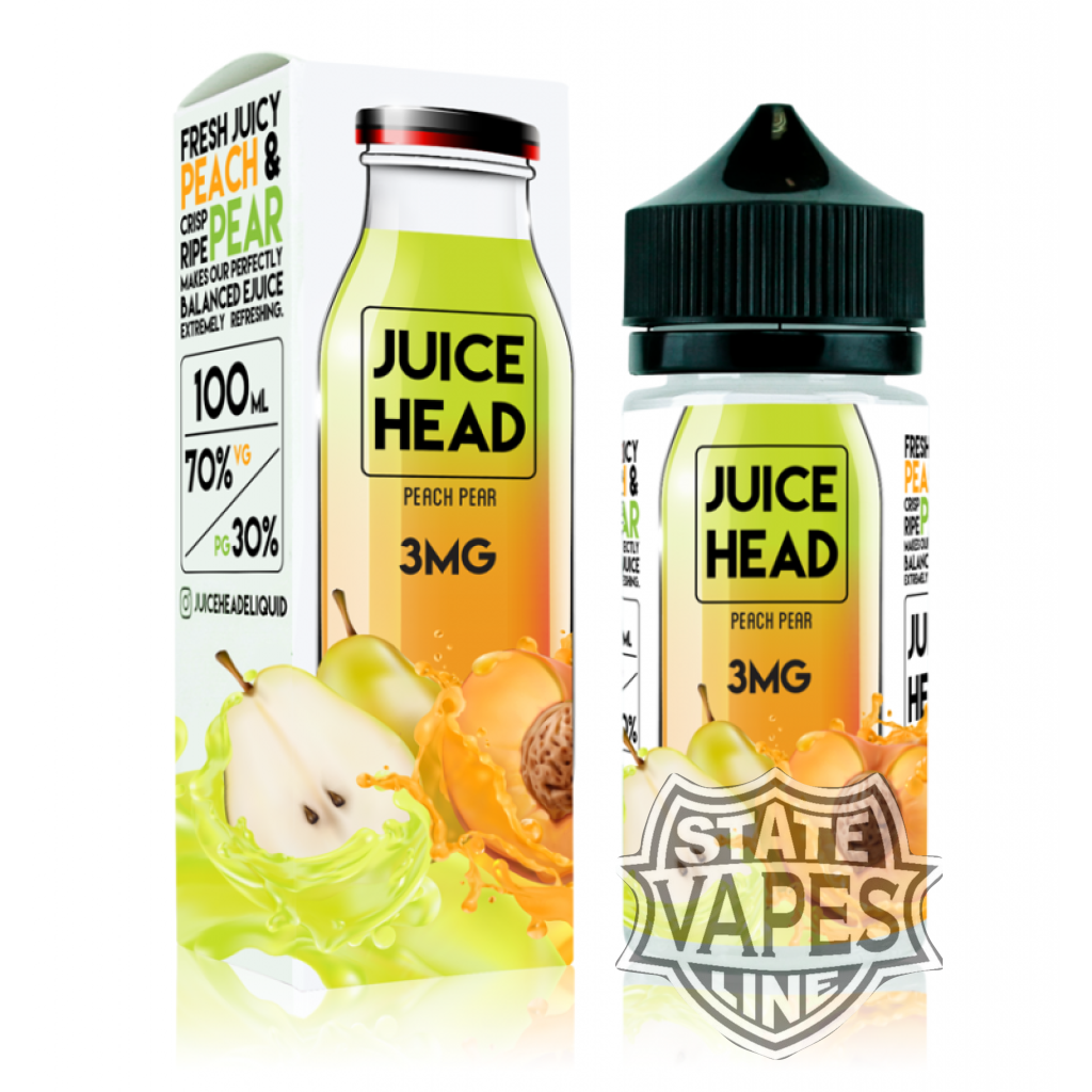 Juice Head Peach Pear 100mlStateline Vapes