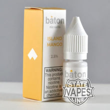 Baton Island Mango Nic Salt 10ml 2.5% 25mg Stateline Vapes