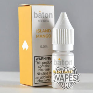 Baton Island Mango Nic Salt 10ml 5.0% 50mg Stateline Vapes